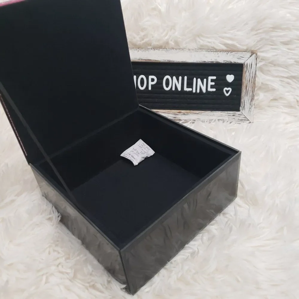 GIRLS CAN DO ANYTHING Mirror Jewelry Box NEW